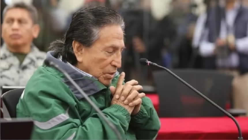 Alejandro Toledo solicita derecho de gracia presidencial a su favor para conseguir su libertad